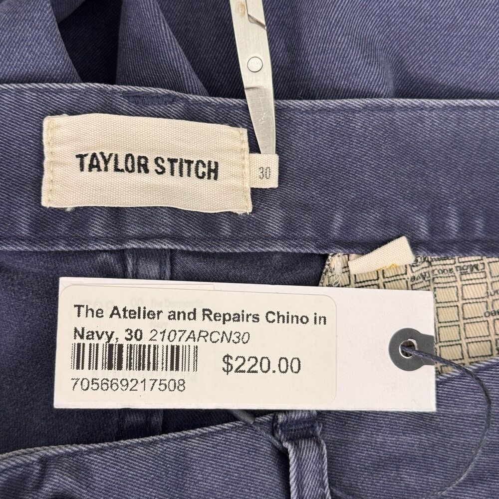 Taylor Stitch Pants Mens 30 Atelier and Repairs Patchwork Chino Pant NEW $220 - Picture 4 of 14